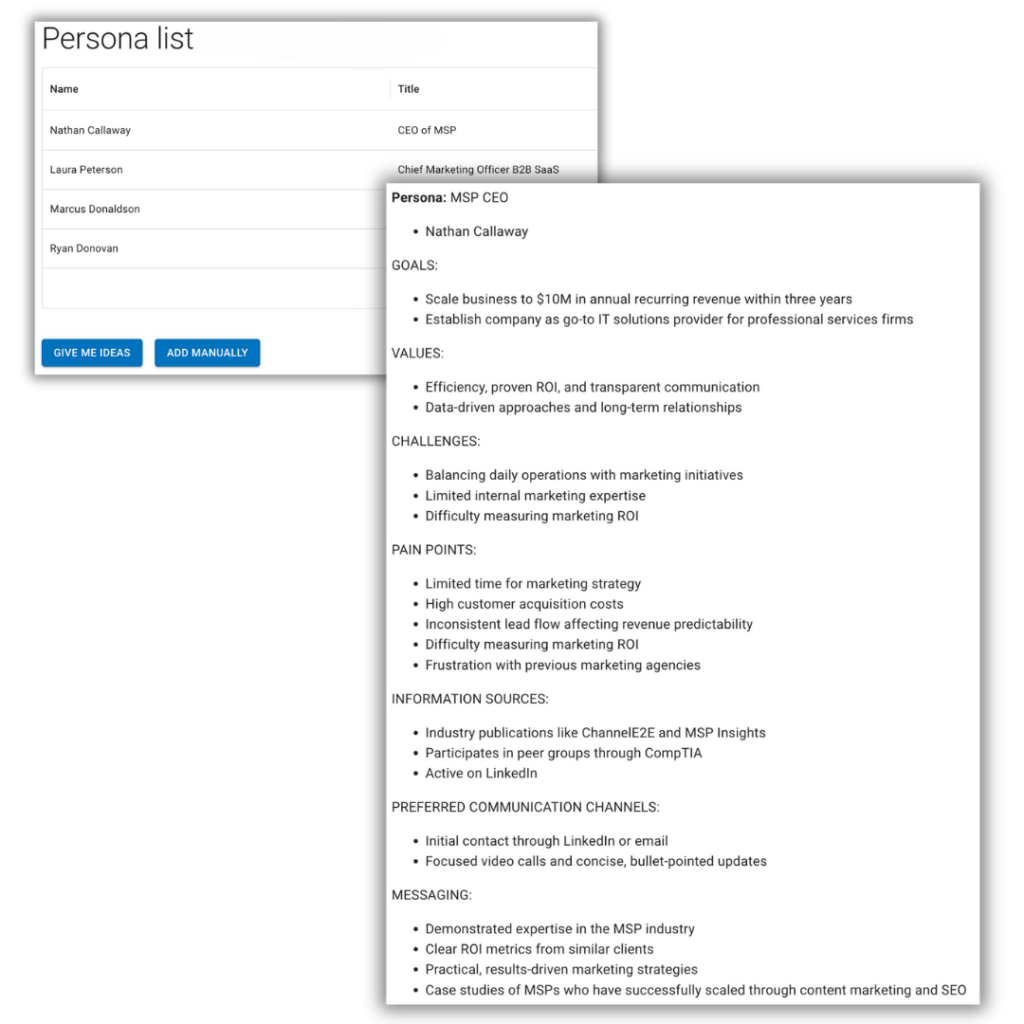 make AI buyer personas make AI buyer personas