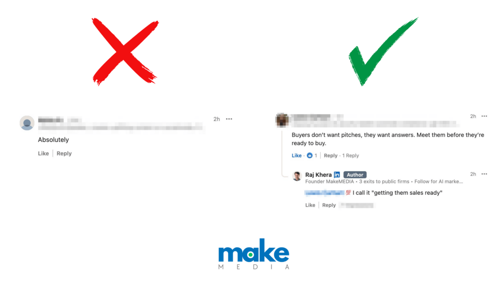 good and bad linkedin commenting good and bad linkedin commenting