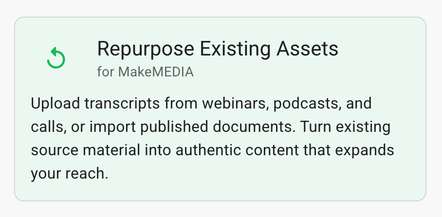 repurpose content repurpose content